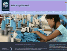 Tablet Screenshot of fair-wage.com